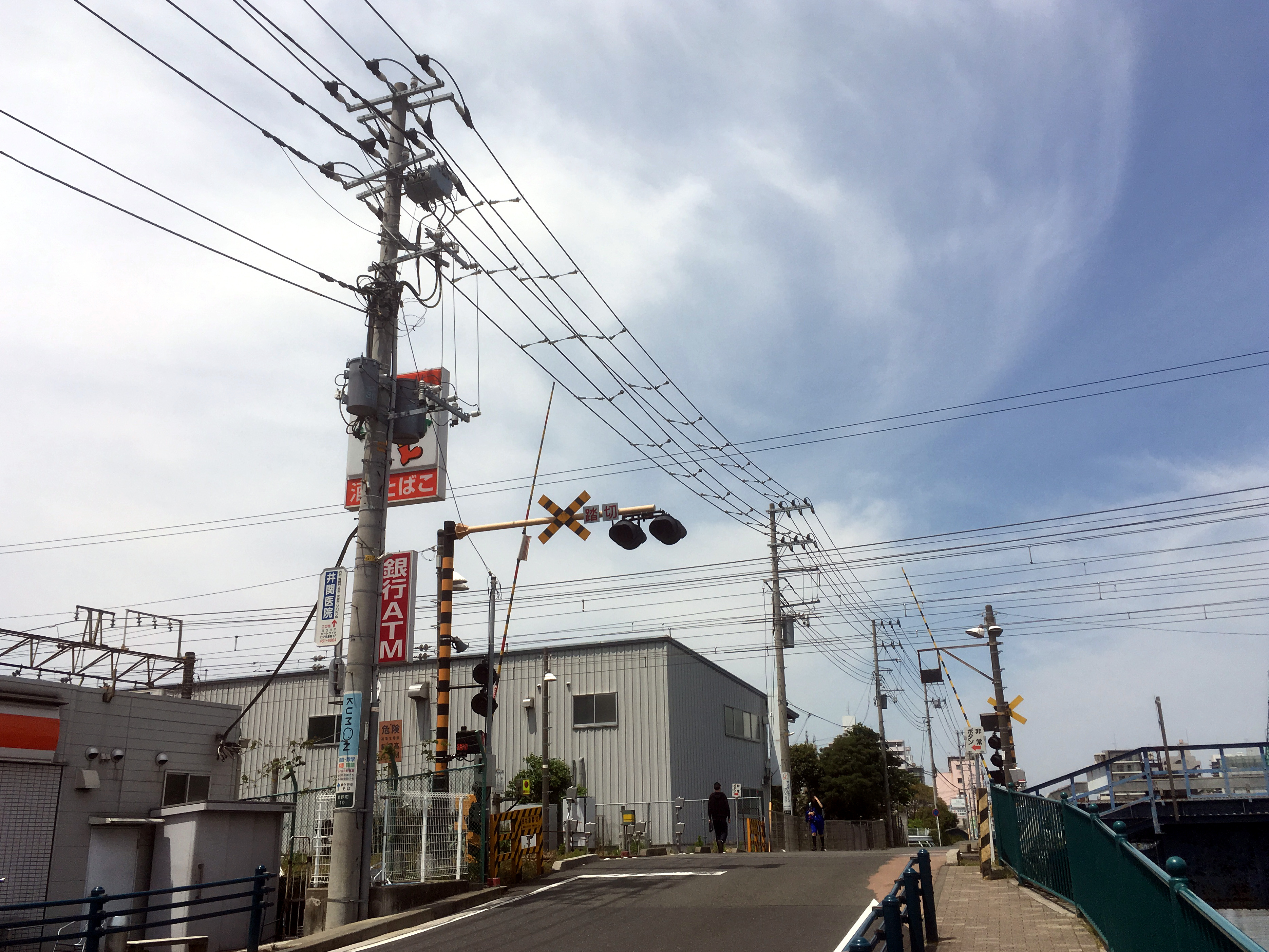 会社道踏切