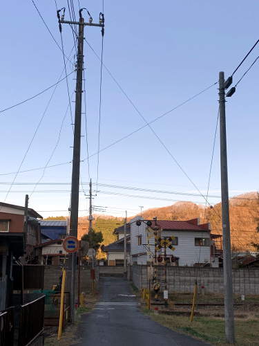 市ノ沢道踏切