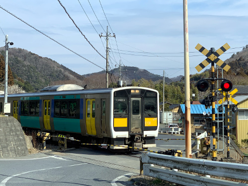 下小川停車場線踏切