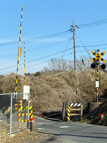 浅川街道踏切