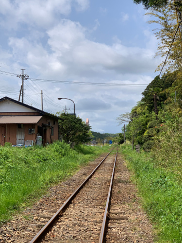 第一上宿踏切近く
