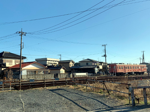 那珂湊駅近くの踏切外
