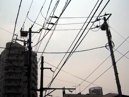 空中分岐で横断