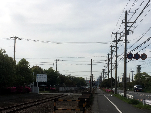 水江町駅手前