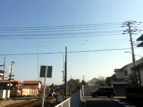 旧国道踏切